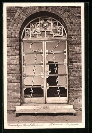 Bild des Verkufers fr Ansichtskarte Tannenberg, Fahnenturm Eingangstr zum Verkauf von Bartko-Reher