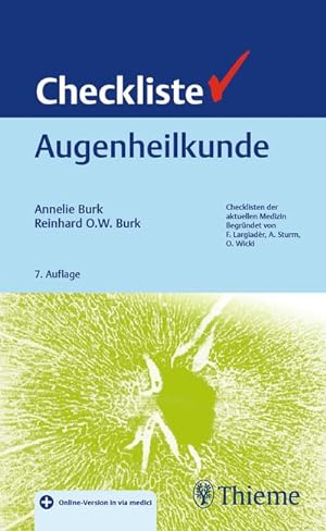 Seller image for Checkliste Augenheilkunde for sale by BuchWeltWeit Ludwig Meier e.K.