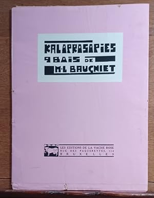 Seller image for Kaloprosopies, 9 bois de M.-L. Baugniet. for sale by Librairie L'Abac / Gimmic SRL