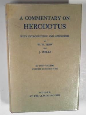 Bild des Verkufers fr A commentary on Herodotus: with introduction and appendixes: volume II (books V-IX) zum Verkauf von Cotswold Internet Books