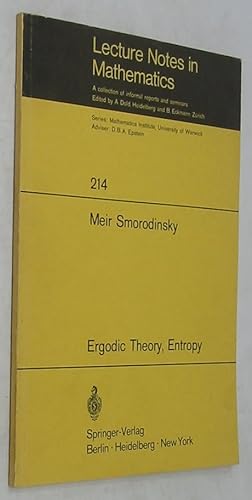 Ergodic Theory, Entropy (Lecture Notes in Mathematics 214)