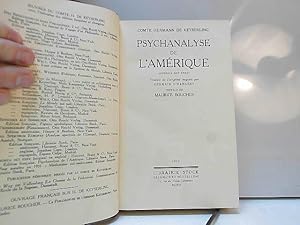 Bild des Verkufers fr Psychanalyse De L'amerique zum Verkauf von JLG_livres anciens et modernes