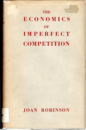 Imagen del vendedor de The Economics of Imperfect Competition a la venta por Dorley House Books, Inc.