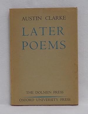 Seller image for Later Poems for sale by Booked Up, Inc.