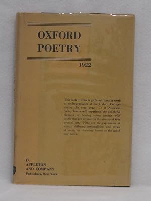 Oxford Poetry 1922