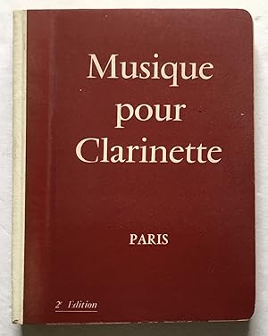 Seller image for Musique pour Clarinette. 2e edition. for sale by Monkey House Books