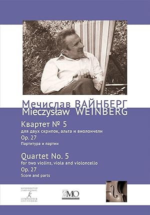 Seller image for Meczyslav Weinberg. Collected Works. Volume 19. Quartet No. 5 for two pianos, viola and violoncello. Op. 27. Score and parts for sale by Ruslania