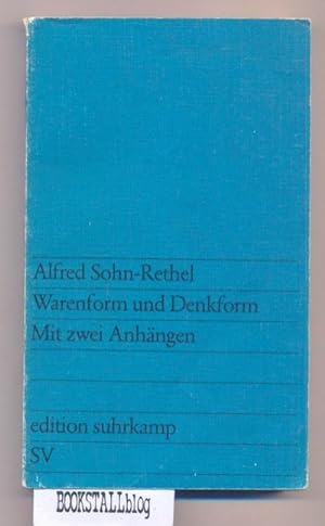 Seller image for Warenform und Denkform : mit zwei Anhangen for sale by BOOKSTALLblog