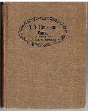 Seller image for Jean Jacques Rousseaus Briefe for sale by Bcherpanorama Zwickau- Planitz