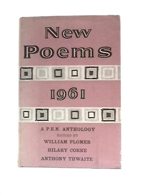 Seller image for New Poems 1961: A P.E.N Anthology Of Contemporary Poetry for sale by World of Rare Books