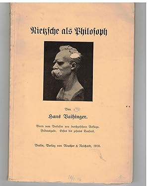 Bild des Verkufers fr Nietzsche als Philosoph zum Verkauf von Bcherpanorama Zwickau- Planitz