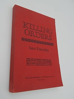 Seller image for Killing Orders for sale by Lee Madden, Book Dealer