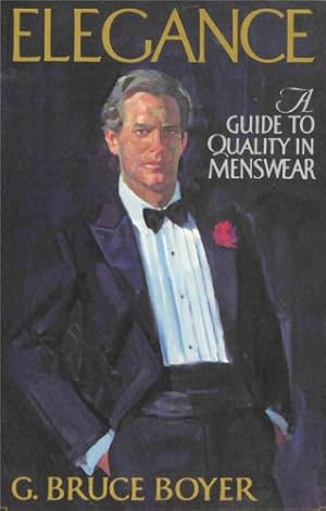Imagen del vendedor de Elegance - A Guide to Quality in Menswear a la venta por Pieuler Store