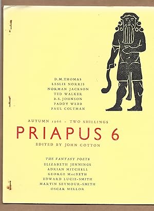 Bild des Verkufers fr Priapus 6 (Autumn 1966) [Fantasy Poets Special Issue] zum Verkauf von The Bookshop at Beech Cottage