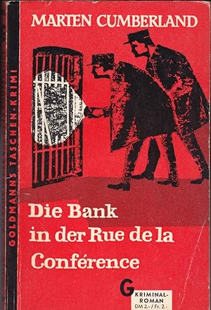 Bild des Verkufers fr Die Bank in der Rue de la Confrence zum Verkauf von Versandantiquariat Karin Dykes