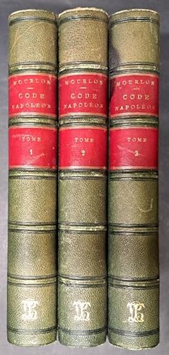 Seller image for Rptitions crites sur le premier examen du Code Napolon : contenant l'expos des principes gnraux, leurs motifs et la solution des questions thoriques [3 volumes]. 6e dition revue et corrige for sale by Librairie de l'Avenue - Henri  Veyrier