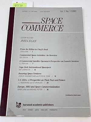 Bild des Verkufers fr SPACE COMMERCE, VOL. 1, NO. 1 zum Verkauf von Aardvark Rare Books, ABAA