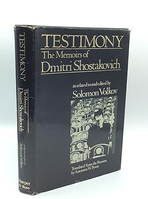 Bild des Verkufers fr TESTIMONY: The Memoirs of Dmitri Shostakovich zum Verkauf von Kubik Fine Books Ltd., ABAA