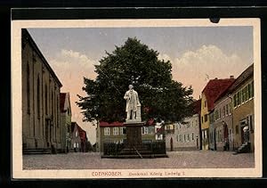 Bild des Verkufers fr Ansichtskarte Edenkoben, Partie am Denkmal Knig Ludwig I. zum Verkauf von Bartko-Reher
