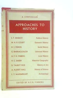 Seller image for Approaches to History, A Symposium for sale by World of Rare Books