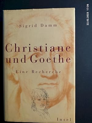 Bild des Verkufers fr Christiane und Goethe : eine Recherche. zum Verkauf von Antiquariat-Fischer - Preise inkl. MWST