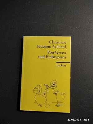 Seller image for Von Genen und Embryonen. Reclams Universal-Bibliothek ; Nr. 18262 for sale by Antiquariat-Fischer - Preise inkl. MWST