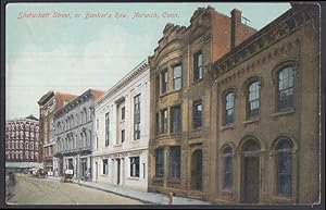 Immagine del venditore per Thames Loan & Trust, Bankers Row Shetucket St Norwich CT postcard 1912 venduto da The Jumping Frog