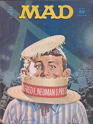 Bild des Verkufers fr MAD 9 1972 Dirty Harry & Longstreet parodies; Religion in America; sports movies zum Verkauf von The Jumping Frog