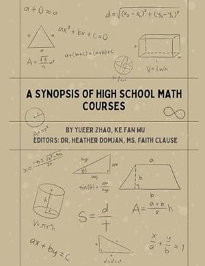 Image du vendeur pour A Synopsis of High School Math Courses mis en vente par AHA-BUCH GmbH