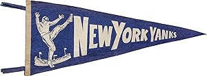 Original pennant for the New York Yankees, circa 1940s