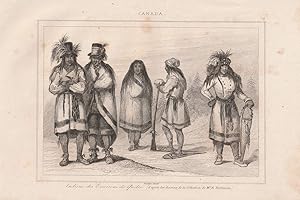 Indiens des Environs de Québec (d'aprés les dessins de la Collection de Mr. A. Vattemare). Origin...