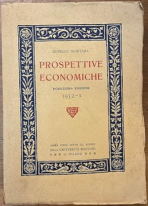 Prospettive economiche. Dodicesima edizione 1932