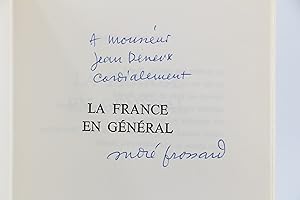 Seller image for La France en gnral - Une certaine ide de Gaulle et des franais for sale by Librairie Le Feu Follet
