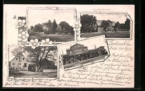 Ansichtskarte Palsterkamp, Bahnhof, Mühle, Spiering`s Gasthaus