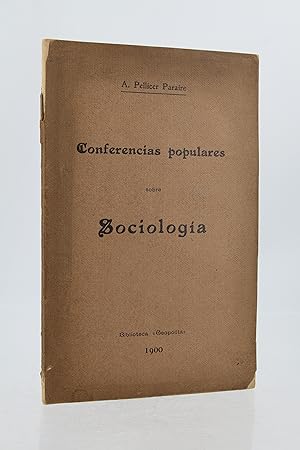 Conferencias populares sobre sociologia