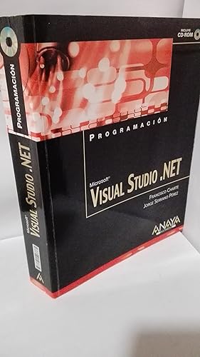 Image du vendeur pour PROGRAMACION VISUAL STUDIO.NET (NO CONTIENE CD) mis en vente par LIBRERIA  SANZ