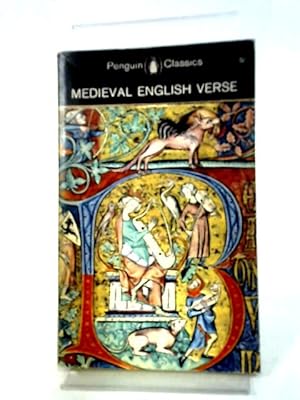 Bild des Verkufers fr Medieval English Verse zum Verkauf von World of Rare Books