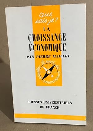 La croissance économique