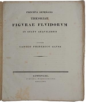 Principia generalia theoriae figurae fluidorum in statu aequilibrii