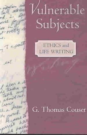 Imagen del vendedor de Vulnerable Subjects : Ethics and Life Writing a la venta por GreatBookPrices