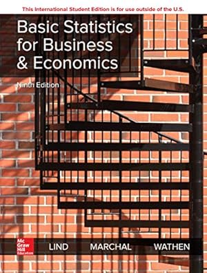 Image du vendeur pour Basic Statistics for Business and Economics mis en vente par WeBuyBooks