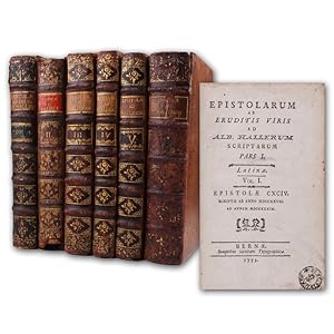 Epistolarum ab eruditis viris ad Alb. Hallerum scriptorum. Latinae. 6 Bände.