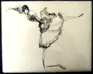 Original drawing of Margot Fonteyn in "Nocturne"