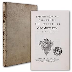 Image du vendeur pour De nihilo geometrico. Libri II. mis en vente par Antiquariat Gerhard Gruber