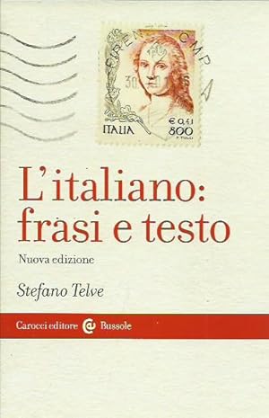 Imagen del vendedor de L'italiano: frasi e testo a la venta por Booklovers - Novara