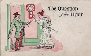 Seller image for marital woes postcard: The Question of the Hour for sale by Mobyville