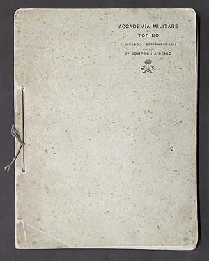 Seller image for A. Rondelli - Ricordo Accademia Militare di Torino 1915 - 3^ Compagnia Genio for sale by Chartaland