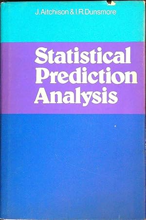 Immagine del venditore per Statistical prediction analysis venduto da Librodifaccia