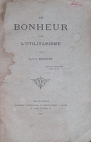 Le bonheur dans l'utilitarisme