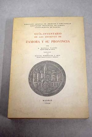Imagen del vendedor de Guia-Inventario de los archivos de Zamora y su provincia a la venta por Alcan Libros